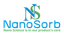 NS NANOSORB NANO SCIENCE IS IN OUR PRODUCT'S CORE trademark