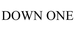DOWN ONE trademark