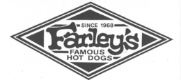 SINCE 1968 FARLEY'S FAMOUS HOT DOGS trademark