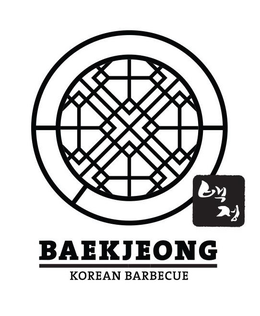 BAEKJEONG KOREAN BARBECUE trademark