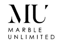 MU MARBLE UNLIMITED trademark