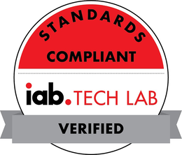 IAB. TECH LAB STANDARDS COMPLIANT VERIFIED trademark