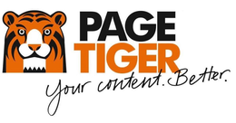 PAGE TIGER YOUR CONTENT. BETTER. trademark