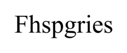FHSPGRIES trademark