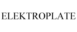 ELEKTROPLATE trademark