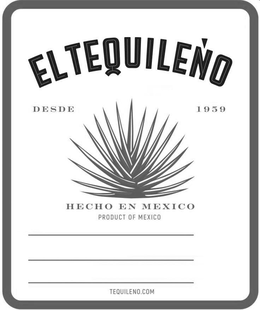 EL TEQUILEÑO DESDE 1959 HECHO EN MEXICOPRODUCT OF MEXICO TEQUILENO.COM trademark