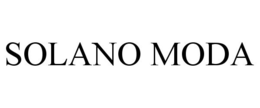 SOLANO MODA trademark