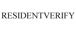 RESIDENTVERIFY trademark