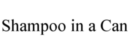 SHAMPOO IN A CAN trademark
