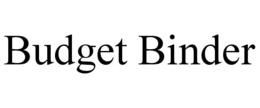 BUDGET BINDER trademark