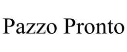PAZZO PRONTO trademark