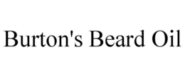 BURTON'S BEARD OIL trademark