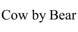 COW BY BEAR trademark