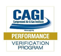 CAGI COMPRESSED AIR & GAS INSTITUTE WWW.CAGI.ORG PERFORMANCE VERIFICATION PROGRAM trademark