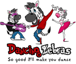 DANCING ZEBRAS SO GOOD IT'LL MAKE YOU DANCE trademark