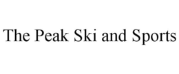 THE PEAK SKI AND SPORTS trademark