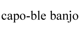 CAPO-BLE BANJO trademark
