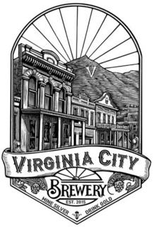 VIRGINIA CITY BREWERY EST. 2015 MINE SILVER DRINK GOLD V trademark