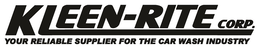 KLEEN-RITE CORP. YOUR RELIABLE SUPPLIER FOR THE CAR WASH INDUSTRY trademark