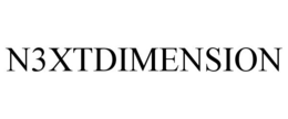 N3XTDIMENSION trademark