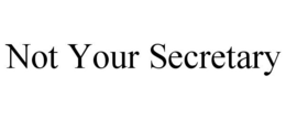 NOT YOUR SECRETARY trademark