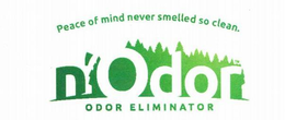 N'ODOR ODOR ELIMINATOR PEACE OF MIND NEVER SMELLED SO CLEAN trademark