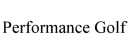 PERFORMANCE GOLF trademark