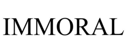 IMMORAL trademark