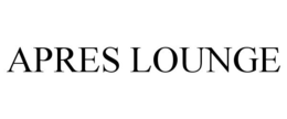 APRES LOUNGE trademark