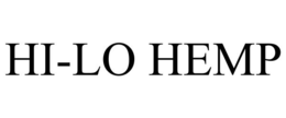HI-LO HEMP trademark
