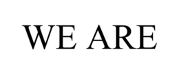 WE ARE trademark