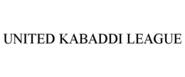 UNITED KABADDI LEAGUE trademark