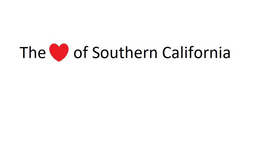 THE OF SOUTHERN CALIFORNIA trademark
