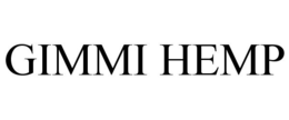 GIMMI HEMP trademark