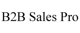 B2B SALES PRO trademark