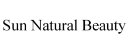 SUN NATURAL BEAUTY trademark