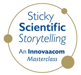 STICKY SCIENTIFIC STORYTELLING AN INNOVAACOM MASTERCLASS trademark