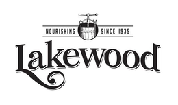 LAKEWOOD NOURISHING SINCE 1935 trademark