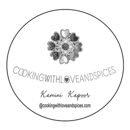 COOKINGWITHLOVEANDSPICES KAMINI KAPOOR @COOKINGWITHLOVEANDSPICES.COM trademark