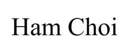 HAM CHOI trademark