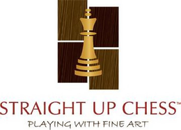 STRAIGHT UP CHESS PLAYING WITH FINE ART trademark
