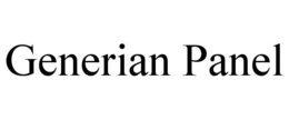 GENERIAN PANEL trademark