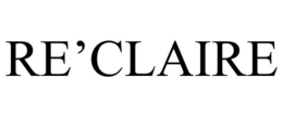 RE'CLAIRE trademark