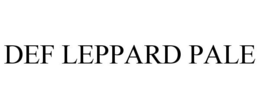 DEF LEPPARD PALE trademark