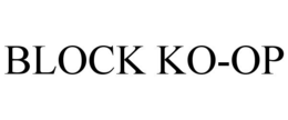 BLOCK KO-OP trademark