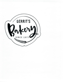 GERRIT'S BAKERY SINCE 1977 trademark