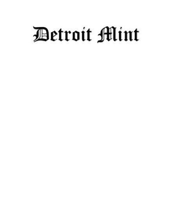 DETROIT MINT trademark