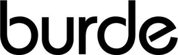 BURDE trademark