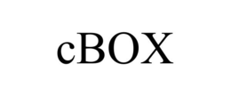 CBOX trademark