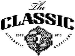 THE CLASSIC ESTD C 2013 AUTHENTIC CREATIONS trademark